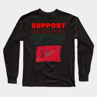 support morocco , Morocco Strong Support Morocco Earthquake 2023 , keep calm and support morocco Earthquake 2023 T-Shirt Long Sleeve T-Shirt